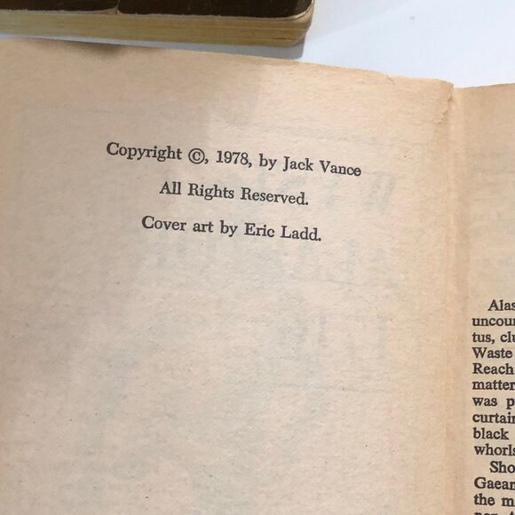 Lot 15 Vintage JACK VANCE Paperback Books Retro PB Readers Sci Fi Scifi - Picture 15 of 16